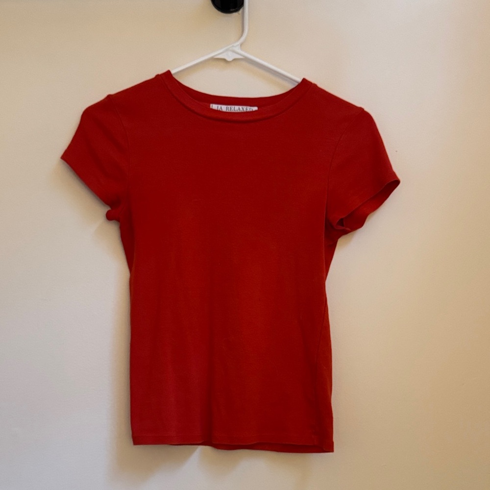 Classic Red Short Sleeve Tee